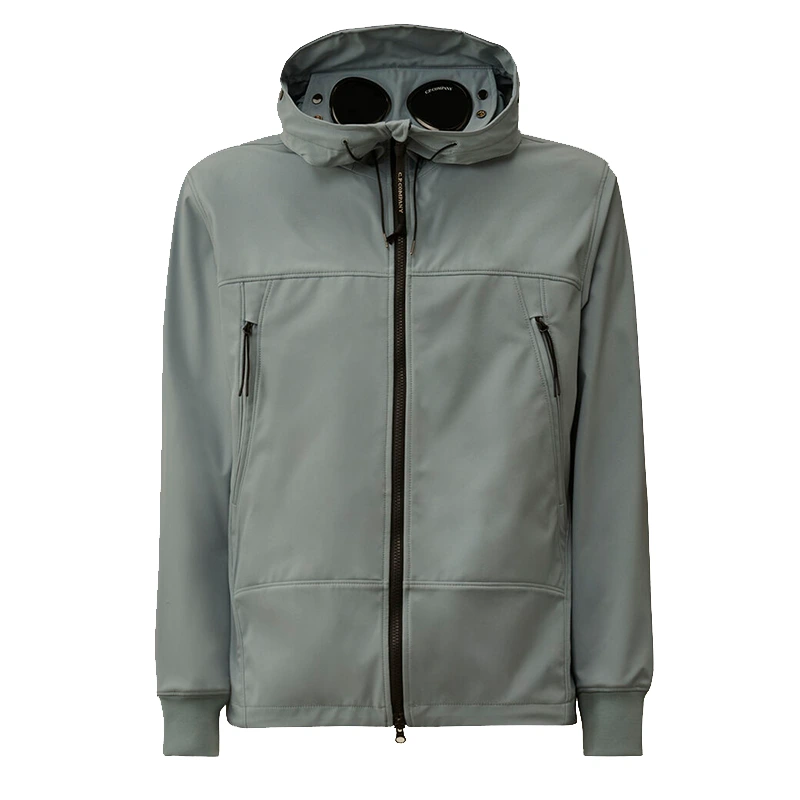 C.P. Company C.P. Shell-R Silver Blue Goggle Jacket