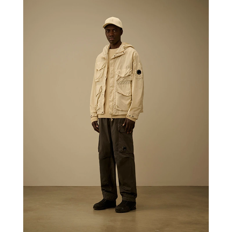 C.P. Company Flatt Nylon Frozen Dew Goggle Jacket - Image 7