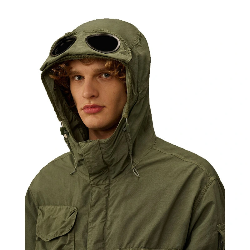 C.P. Company Flatt Nylon Laurel Wreath Goggle Jacket - Image 5