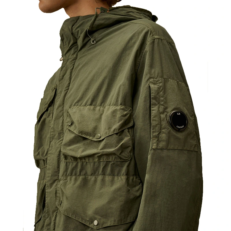 C.P. Company Flatt Nylon Laurel Wreath Goggle Jacket - Image 4