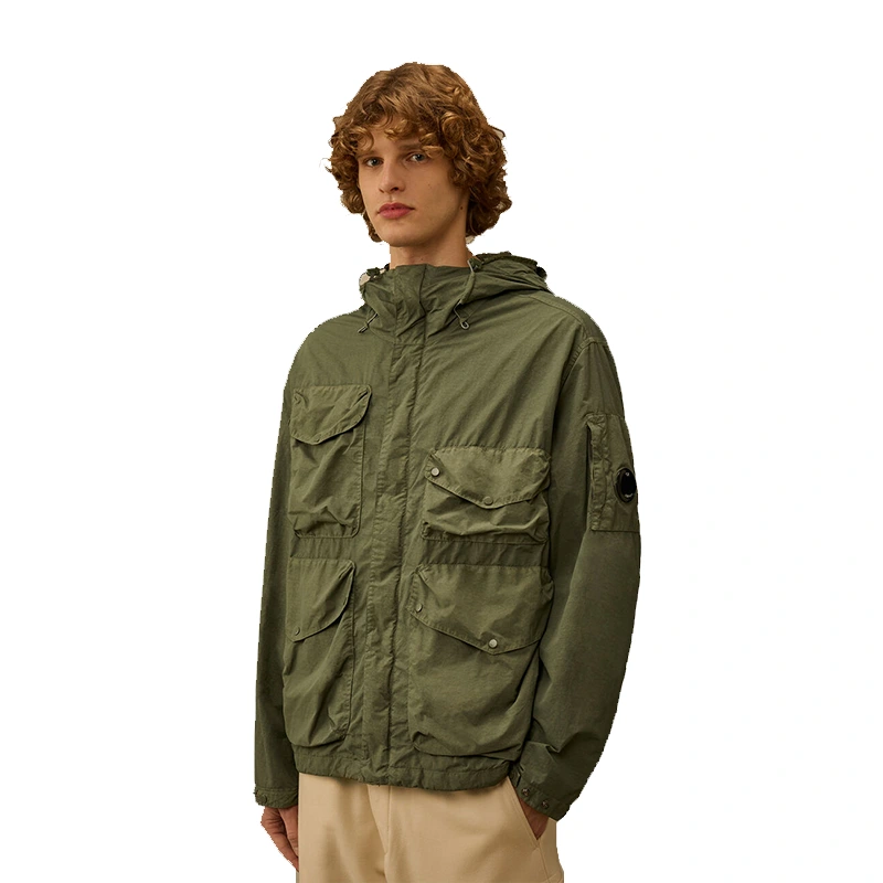 C.P. Company Flatt Nylon Laurel Wreath Goggle Jacket - Image 2