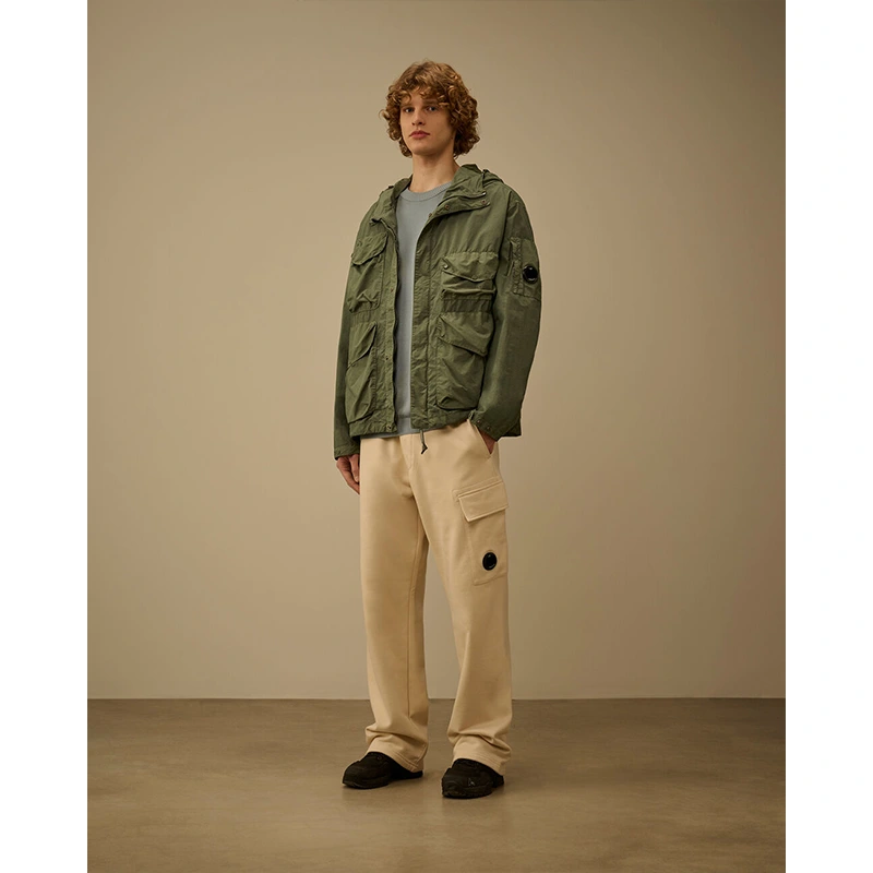 C.P. Company Flatt Nylon Laurel Wreath Goggle Jacket - Image 7