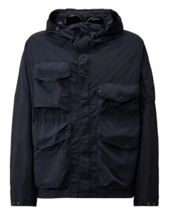 C.P. Company Flatt Nylon Midnight Navy Goggle Jacket