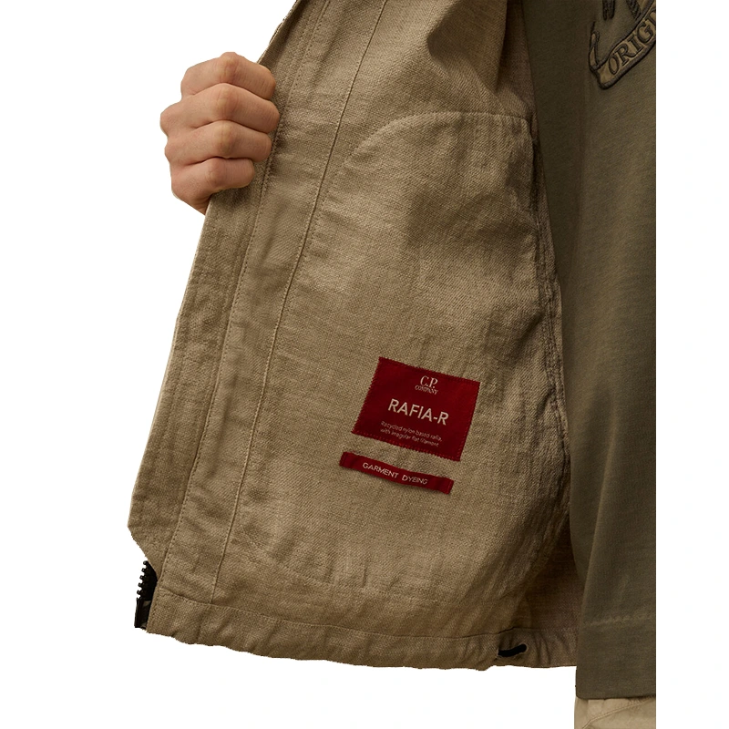 C.P. Company Rafia-R Mixed Dove Goggle Jacket - Image 6