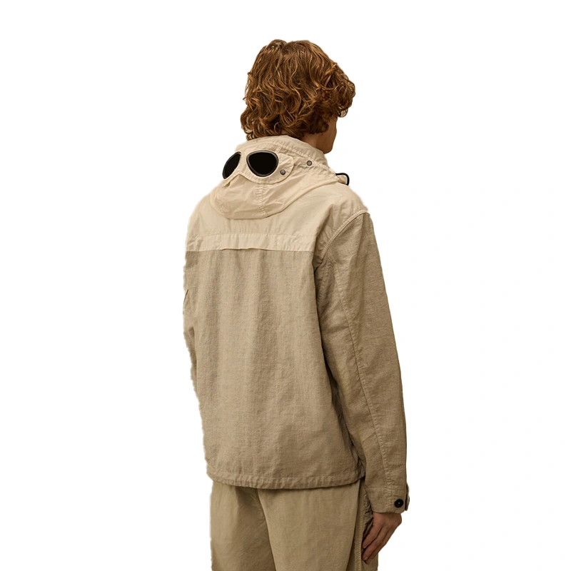 C.P. Company Rafia-R Mixed Dove Goggle Jacket - Image 3