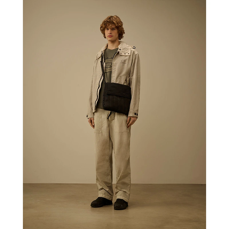 C.P. Company Rafia-R Mixed Dove Goggle Jacket - Image 7