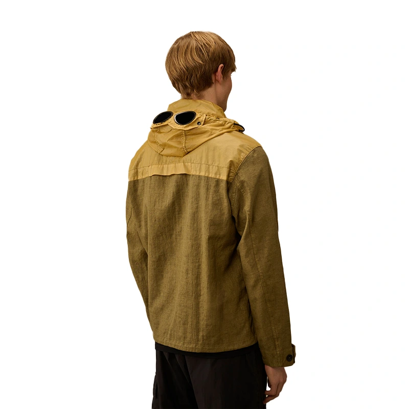 C.P. Company Rafia-R Mixed Dried Herb Goggle Jacket - Image 5