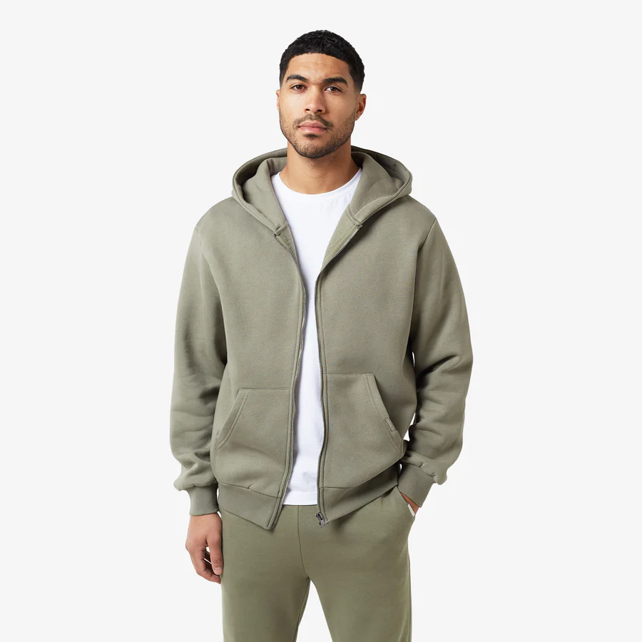 Relaxed Full Zip Hoodie