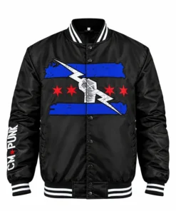 CM Punk Chicago Made Bomber Jacket
