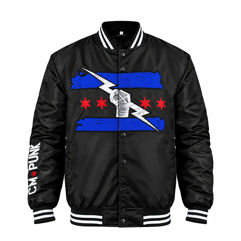 CM Punk Chicago Made Bomber Jacket