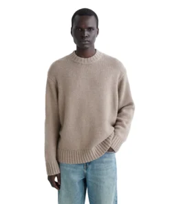 COS Chunky Pure Cashmere Crew-Neck Sweater