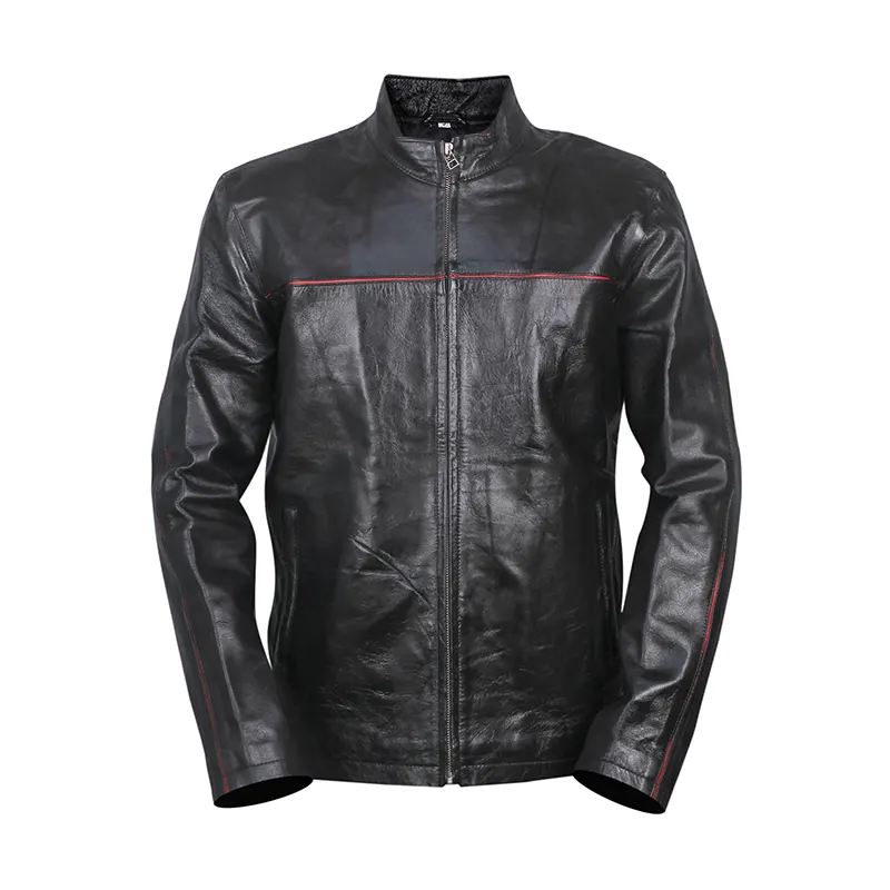 Cafe Racer Black Men's Leather Jacket