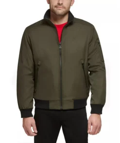 Calvin Klein Mens Ripstop Bomber Jacket
