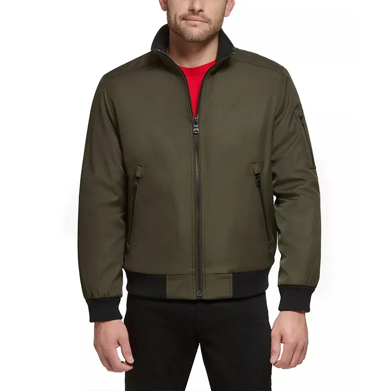 Calvin Klein Mens Ripstop Bomber Jacket