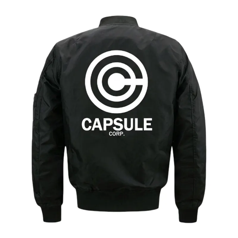 Capsule Corp Black Bomber Jacket - Image 2