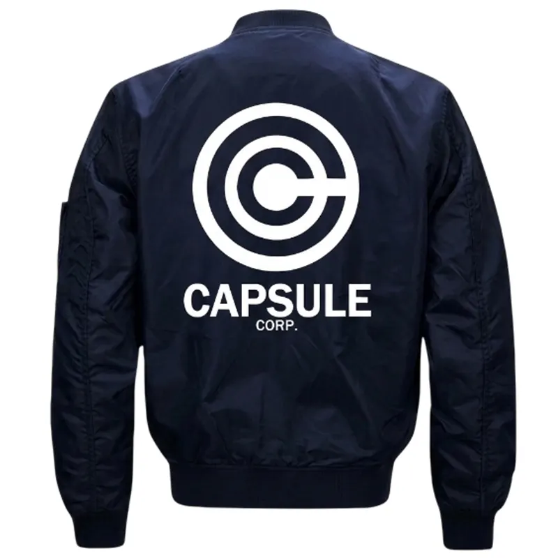 Capsule Corp Blue Bomber Jacket - Image 2