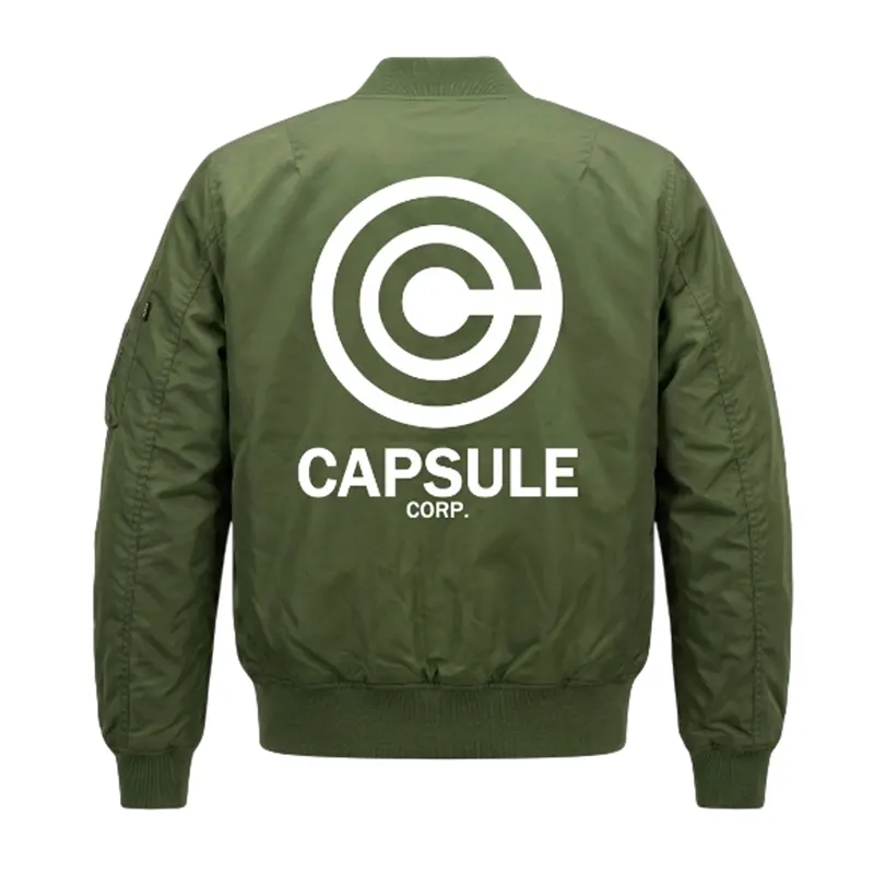 Capsule Corp Green Bomber Jacket - Image 2