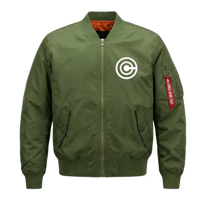 Capsule Corp Green Bomber Jacket