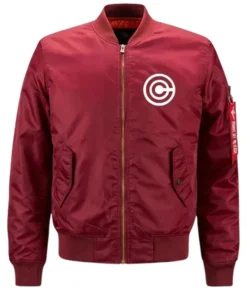 Capsule Corp Red Bomber Jacket