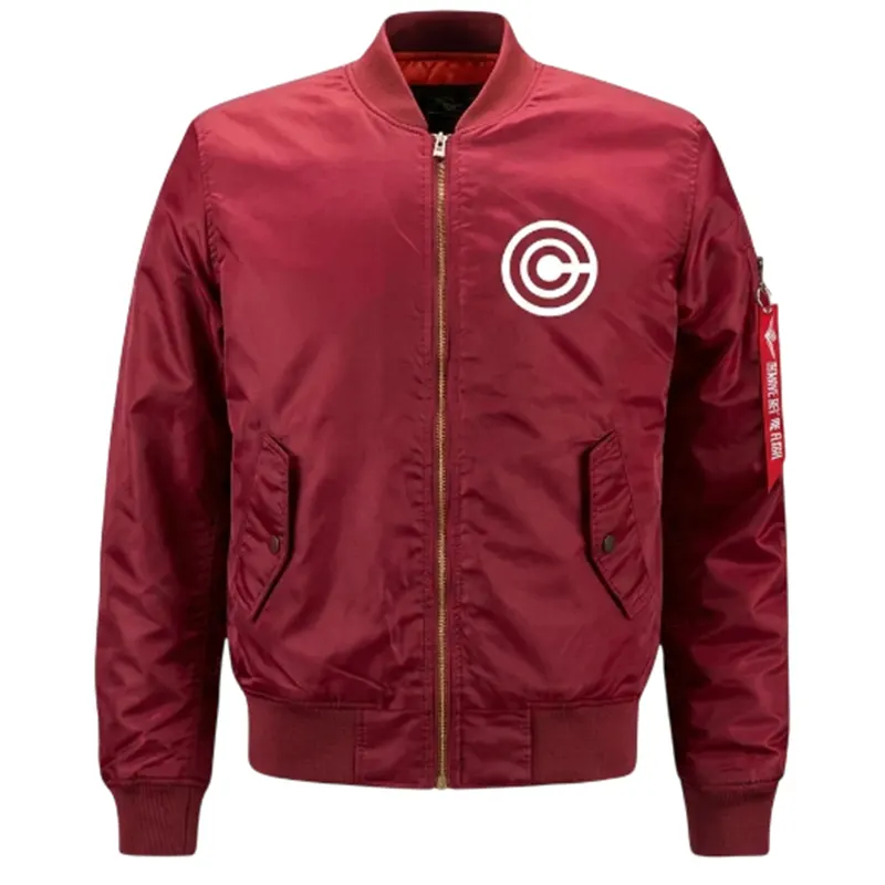 Capsule Corp Red Bomber Jacket