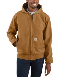 Carhartt Mens Washed Duck Insulated Active Jacket
