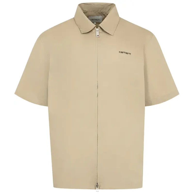 Carhartt WIP Short-Sleeve Postal Zip Shirt