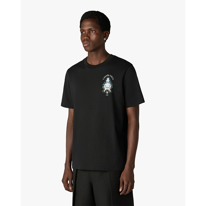 Casablanca Classic T-shirt Hotel Emblem T-shirt - Image 4