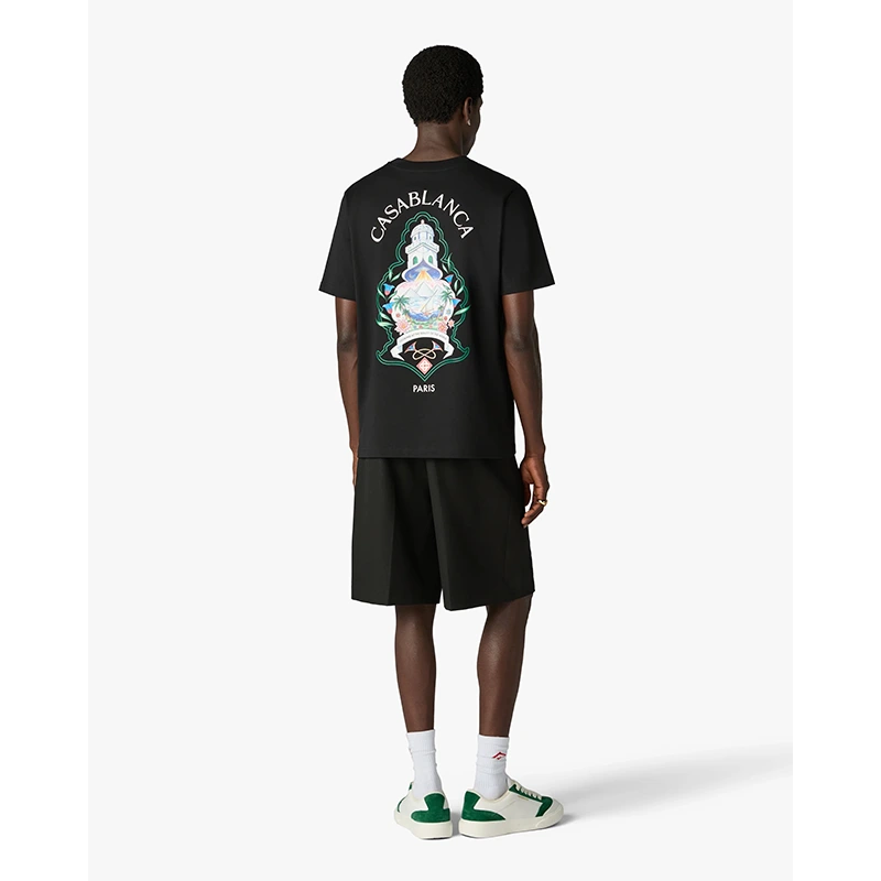 Casablanca Classic T-shirt Hotel Emblem T-shirt - Image 6
