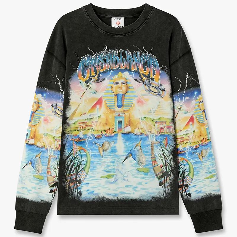 Casablanca Egypt As It Was Long Sleeve T‑Shirt