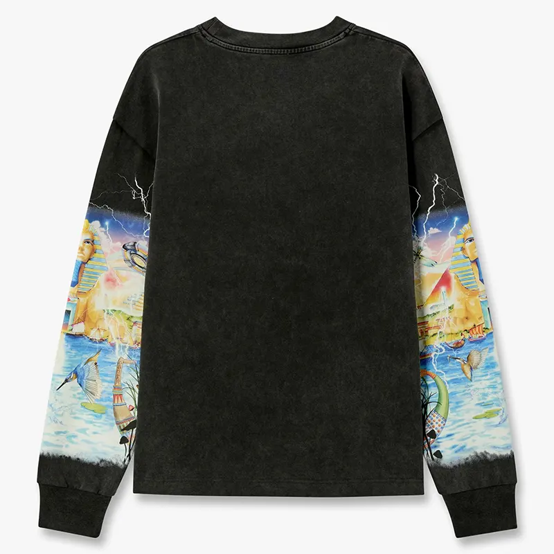 Casablanca Egypt As It Was Long Sleeve T‑Shirt - Image 2