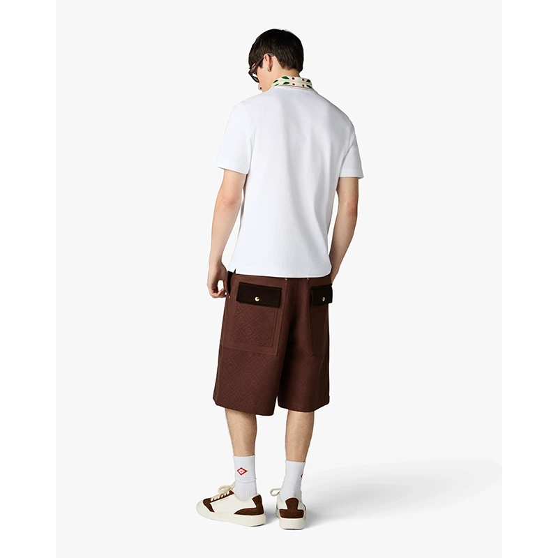 Casablanca Laurel Pique Polo Shirt - Image 6