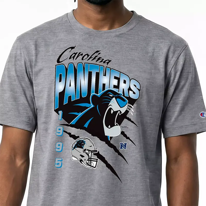 Champion NFL x Disney Bagheera Carolina Panthers T-shirt - Image 3