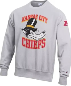 Champion NFL x Disney Big Bad Wolf Kansas City Chiefs Pullover Sweatshirt