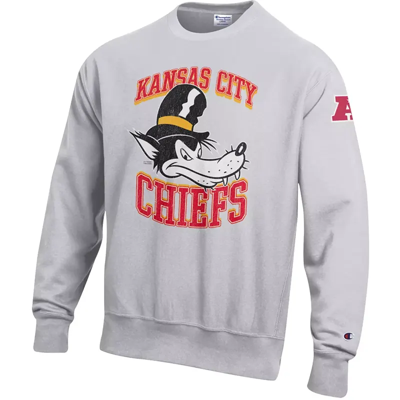 Champion NFL x Disney Big Bad Wolf Kansas City Chiefs Pullover Sweatshirt