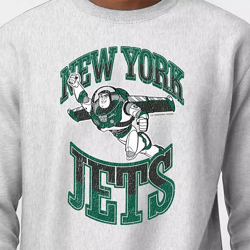 Champion NFL x Disney Buzz Lightyear New York Jets Pullover Sweatshirt - Image 2