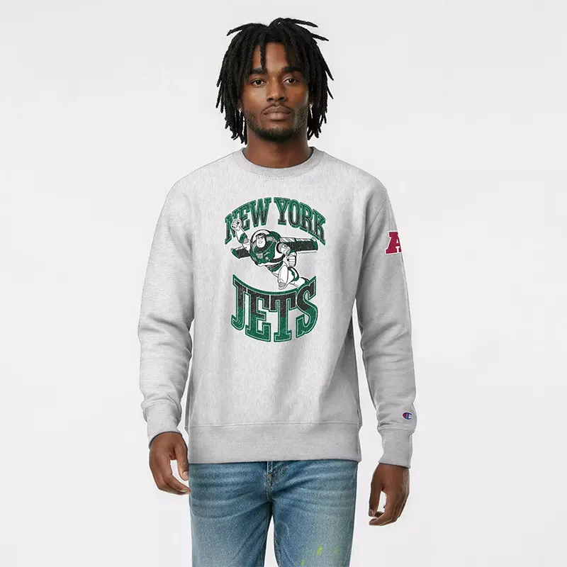 Champion NFL x Disney Buzz Lightyear New York Jets Pullover Sweatshirt - Image 3