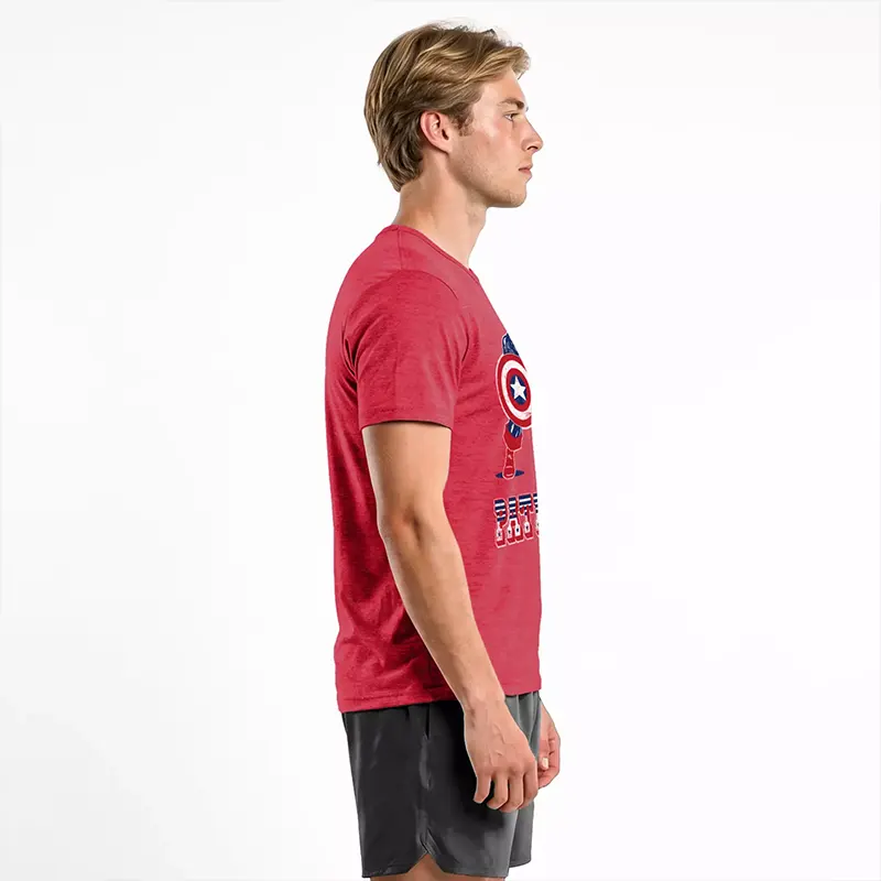 Champion NFL x Disney Captain America New England Patriots T-shirt - Image 5