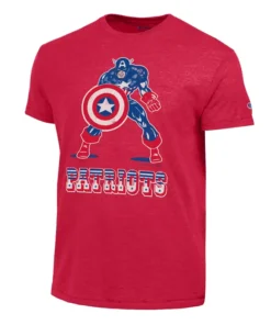 Champion NFL x Disney Captain America New England Patriots T-shirt