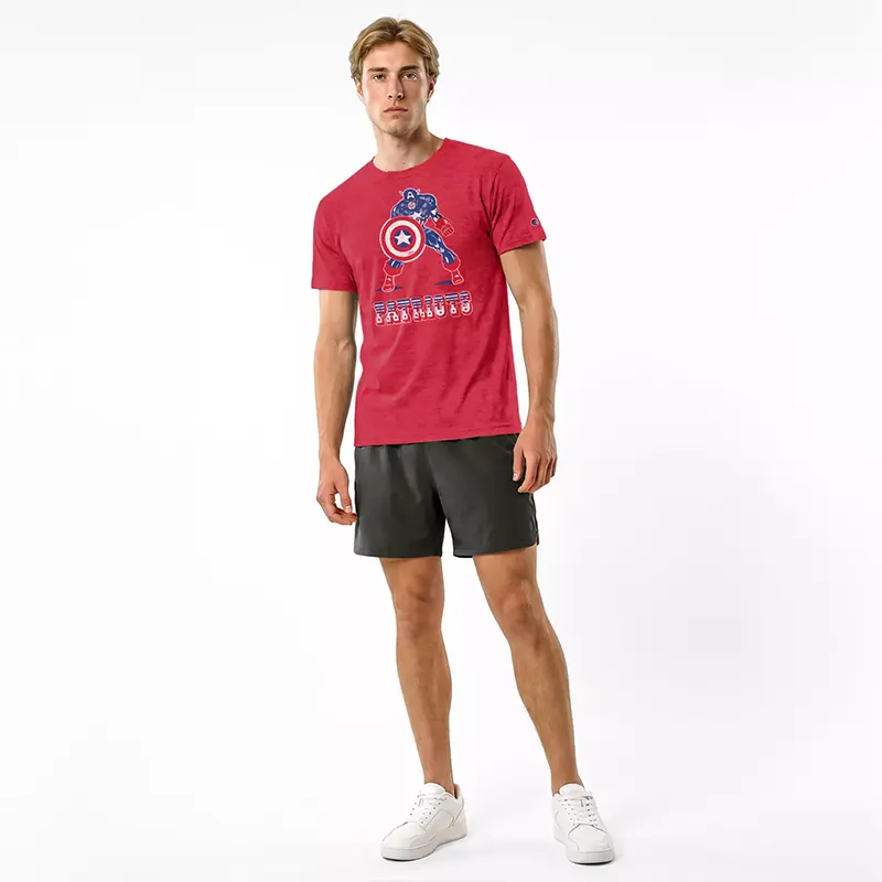 Champion NFL x Disney Captain America New England Patriots T-shirt - Image 6