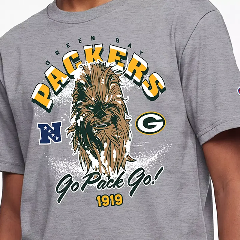 Champion NFL x Disney Chewbacca Green Bay Packers T-shirt - Image 3