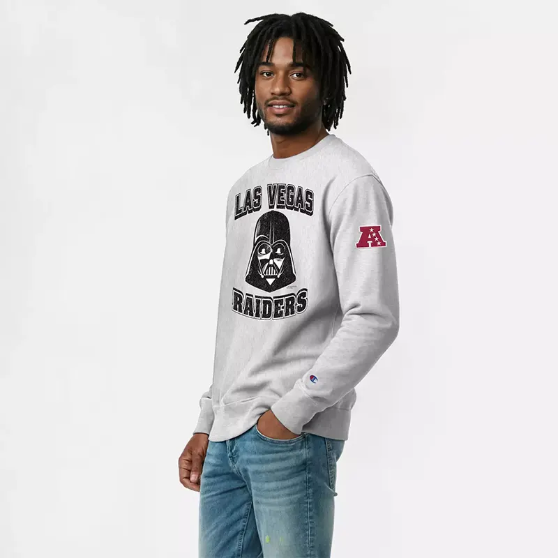 Champion NFL x Disney Darth Vader Las Vegas Raiders Pullover Sweatshirt - Image 4