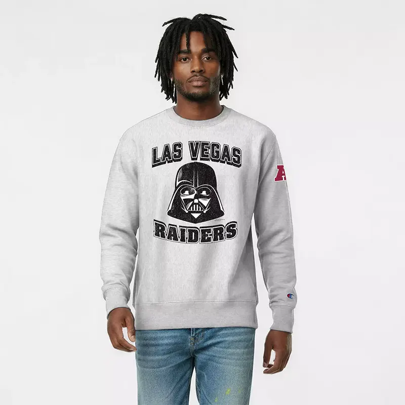 Champion NFL x Disney Darth Vader Las Vegas Raiders Pullover Sweatshirt - Image 3