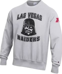 Champion NFL x Disney Darth Vader Las Vegas Raiders Pullover Sweatshirt