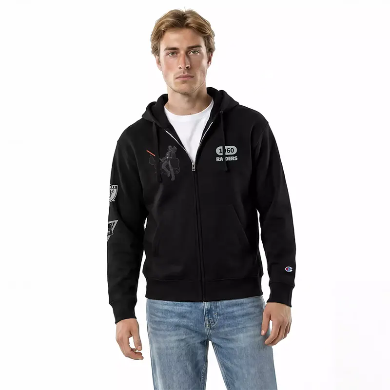 Champion NFL x Disney Darth Vader Las Vegas Raiders Zip Hoodie - Image 4