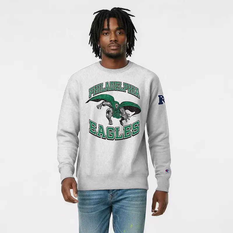 Champion NFL x Disney Doctor Doom Philadelphia Eagles Pullover Sweatshirt - Image 4
