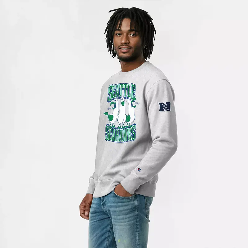 Champion NFL x Disney Finding Nemo Seagulls Seattle Seahawks Pullover Sweatshirt - Image 5