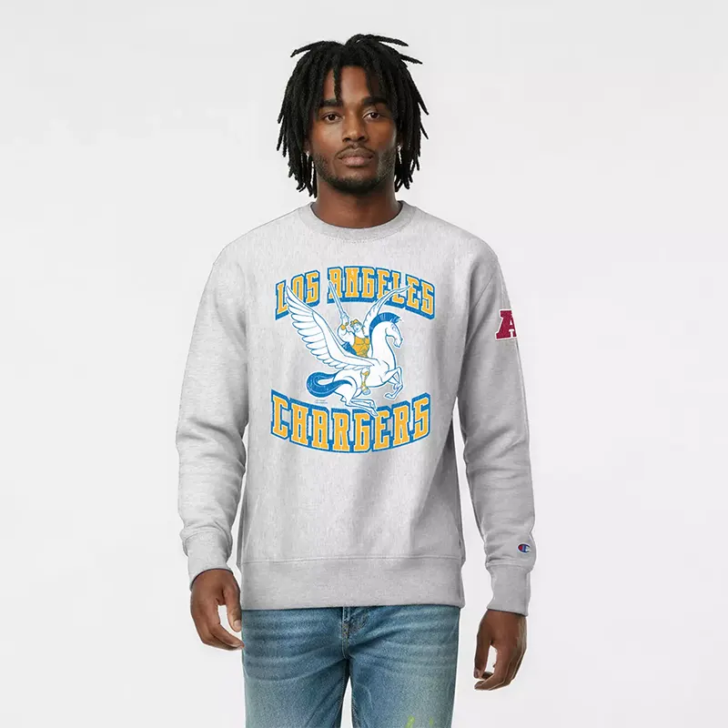 Champion NFL x Disney Hercules and Pegasus Los Angeles Chargers Pullover Sweatshirt - Image 3