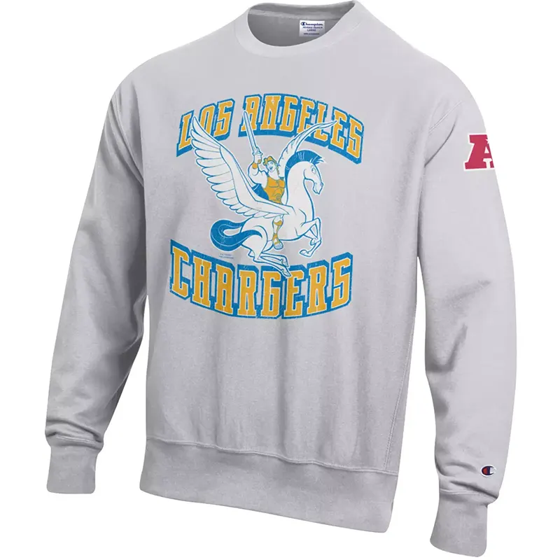 Champion NFL x Disney Hercules and Pegasus Los Angeles Chargers Pullover Sweatshirt