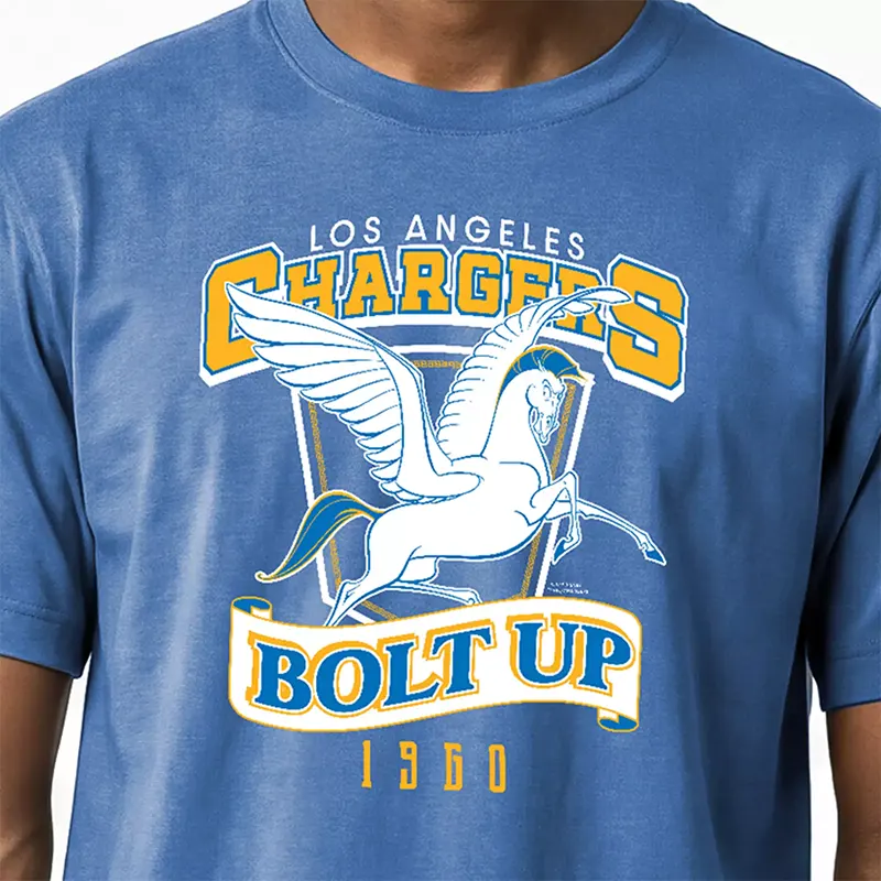 Champion NFL x Disney Hercules and Pegasus Los Angeles Chargers T-shirt - Image 3