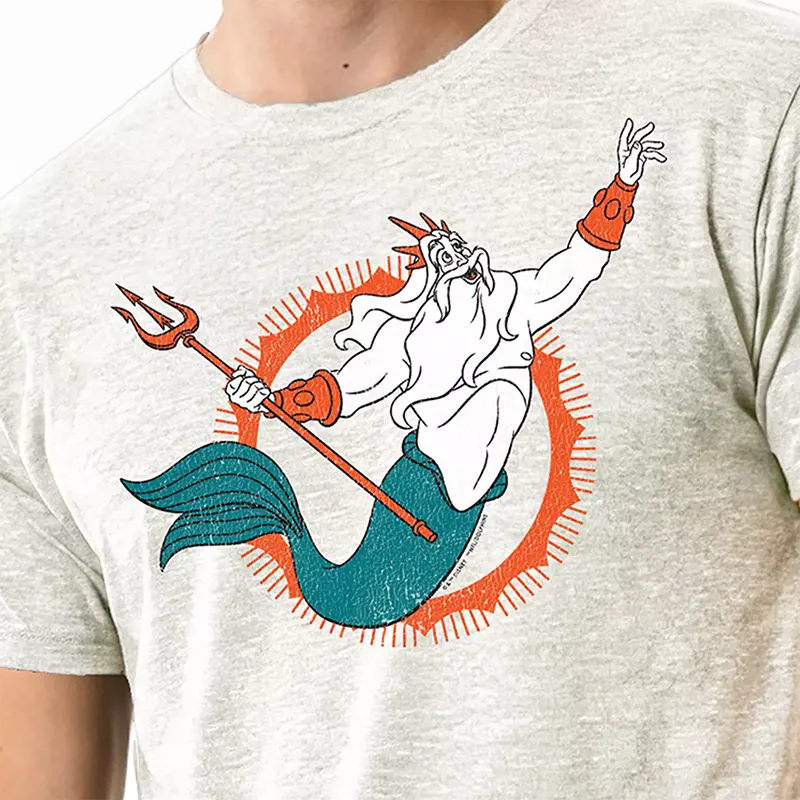 Champion NFL x Disney King Triton Miami Dolphins T-shirt - Image 3